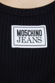Топ Moschino Jeans жіночий колір чорний (3493895)