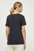 Бавовняна футболка Burton жіночий колір чорний