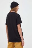 Бавовняна футболка Vans жіночий колір чорний (3681605)