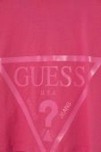 Дитяча бавовняна футболка Guess колір рожевий (3370512)
