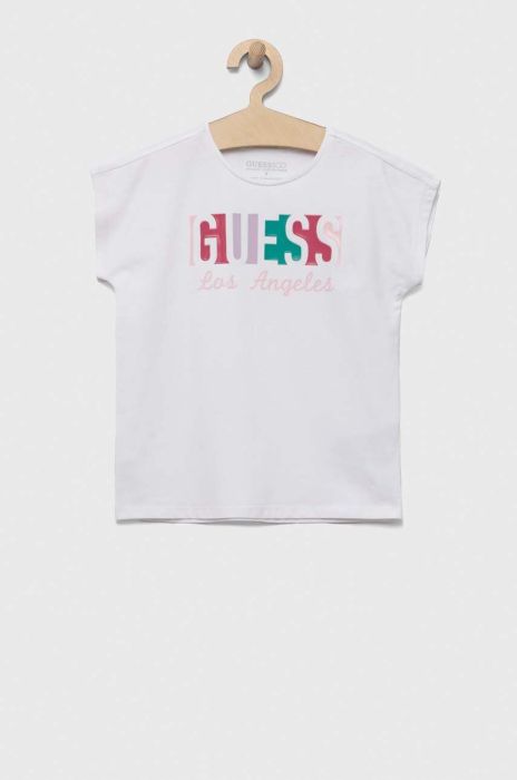 Дитяча футболка Guess колір білий (3322640)