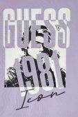 Дитяча футболка Guess колір фіолетовий (3294415)