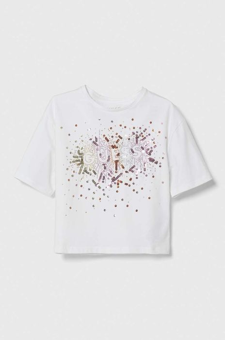 Дитяча футболка Guess колір білий (3363518)