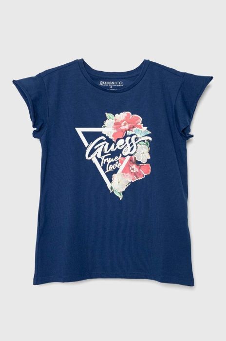 Дитяча футболка Guess колір синій (3508576)
