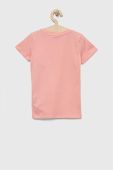 Дитяча бавовняна футболка Guess колір рожевий (3299676)