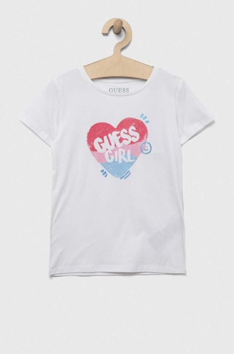 Дитяча футболка Guess колір білий (3325855)