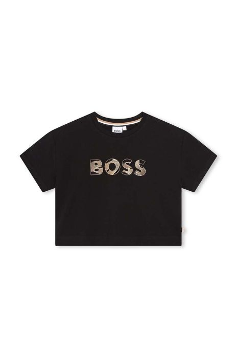 Дитяча футболка BOSS колір чорний (3447826)