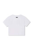 Дитяча бавовняна футболка Dkny колір білий (3426441)