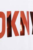 Дитяча бавовняна футболка Dkny колір білий (3426441)