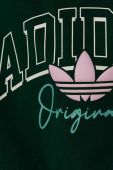 Дитячий топ adidas Originals колір зелений