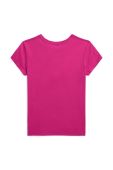 Дитяча бавовняна футболка Polo Ralph Lauren колір рожевий (3443908)