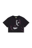 Дитяча бавовняна футболка Dkny x DC Comics колір чорний (3644099)