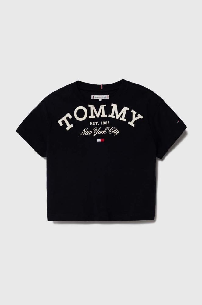 Бавовняна футболка Tommy Hilfiger колір синій (3498010)