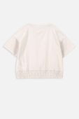 Дитяча футболка Coccodrillo колір бежевий (3475007)