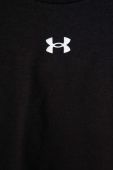 Дитяча футболка Under Armour UA CROP SPORTSTYLE LOGO SS колір чорний