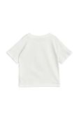 Дитяча бавовняна футболка Mini Rodini колір білий з принтом (3269445)