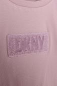 Дитяча футболка Dkny колір фіолетовий з аплікацією (3405127)