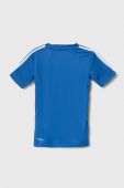 Дитяча футболка adidas з принтом колір блакитний