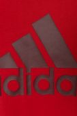 Дитяча бавовняна футболка adidas колір червоний з принтом (3568883)