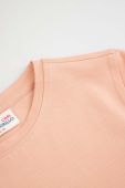 Дитяча футболка Coccodrillo колір рожевий однотонний