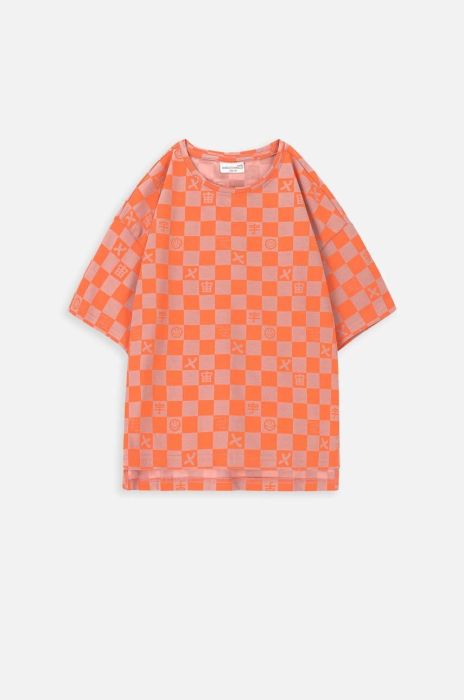 Дитяча футболка Coccodrillo колір рожевий візерунок (3635543)