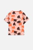 Дитяча футболка Coccodrillo колір рожевий візерунок (3619392)