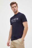 Футболка Guess чоловічий колір синій з принтом (3493928)