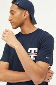 Бавовняна футболка Tommy Jeans колір синій з принтом (3370600)