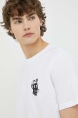 Бавовняна футболка PS Paul Smith колір білий з принтом (3274630)