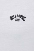 Бавовняна футболка Billabong колір білий однотонний