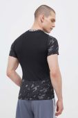 Тренувальна футболка adidas Performance Techfit колір чорний візерунок