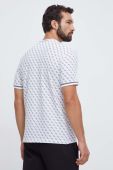 Футболка Guess чоловічий колір білий візерунок (3551693)