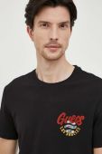 Футболка Guess чоловічий колір чорний з принтом (3539002)
