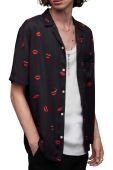 Сорочка AllSaints Tekisuto колір чорний
