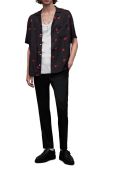 Сорочка AllSaints Tekisuto колір чорний