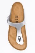 Birkenstock - В'єтнамки Gizeh Bs Regular Width 043851-Silver колір срібний