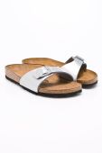 Birkenstock - Шльопанці Narrow Width 040413-Silver колір срібний