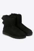 UGG - Черевики Mini Bailey Bow II 1016501.BLK-BLK колір чорний