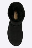 Замшеві чоботи UGG жіночі колір чорний 1016222.BLK-BLK