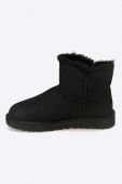 Замшеві чоботи UGG жіночі колір чорний 1016422.BLK-BLK