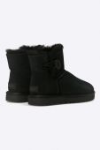 Замшеві чоботи UGG жіночі колір чорний 1016422.BLK-BLK