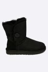 Черевики UGG жіночі колір чорний на плоскому ходу утеплені 1016226.BLK-black