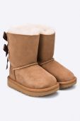 Зимове взуття UGG bailey bow ii колір коричневий