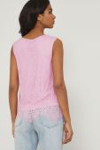 Блузка Medicine жіноча колір рожевий однотонна (2128216)