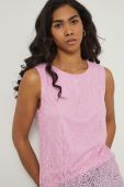 Блузка Medicine жіноча колір рожевий однотонна (2128216)
