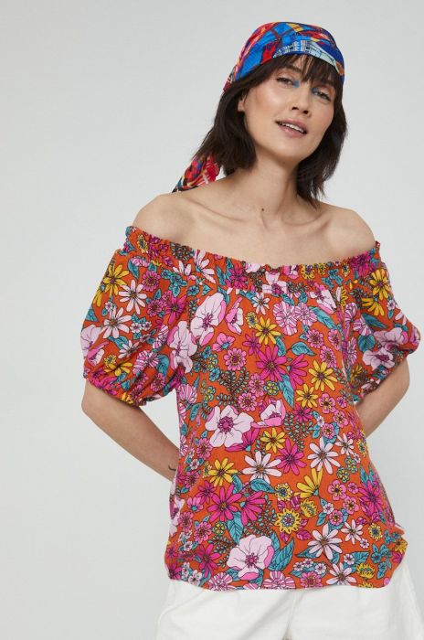 Блузка Medicine жіноча візерунок колір барвистий (2367916)