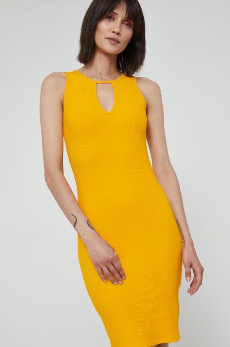 Сукня Medicine колір помаранчевий mini облягаюча