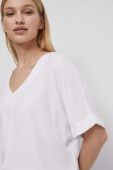 Блузка Medicine жіноча колір білий однотонна (3326688)