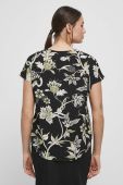 Блузка Medicine жіноча колір чорний візерунок (3231053)