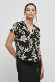 Блузка Medicine жіноча колір чорний візерунок (3231053)